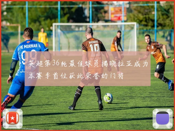 英超第36轮最佳球员揭晓拉亚成为本赛季首位获此荣誉的门将